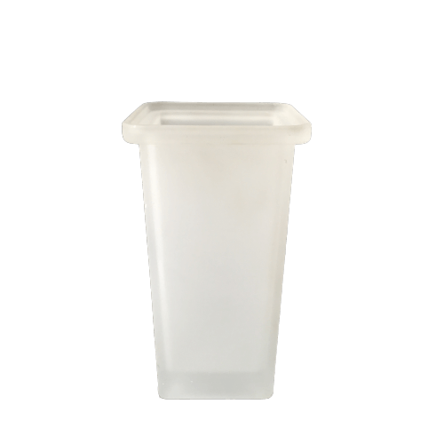 Wall mounted toilet brush holder for bathroom decor