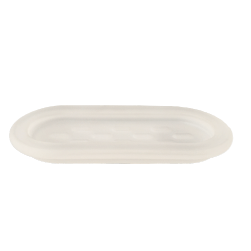 Cutomized wall mounted bar soap holder made of frosted glass