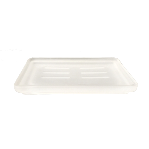 Eco friendly glass made bathroom soap dish wall mounted